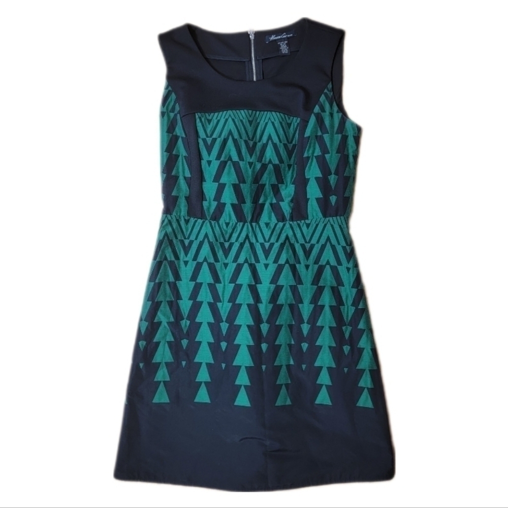 Kenneth Cole Geometric Cocktail Dress - Picture 2 of 9